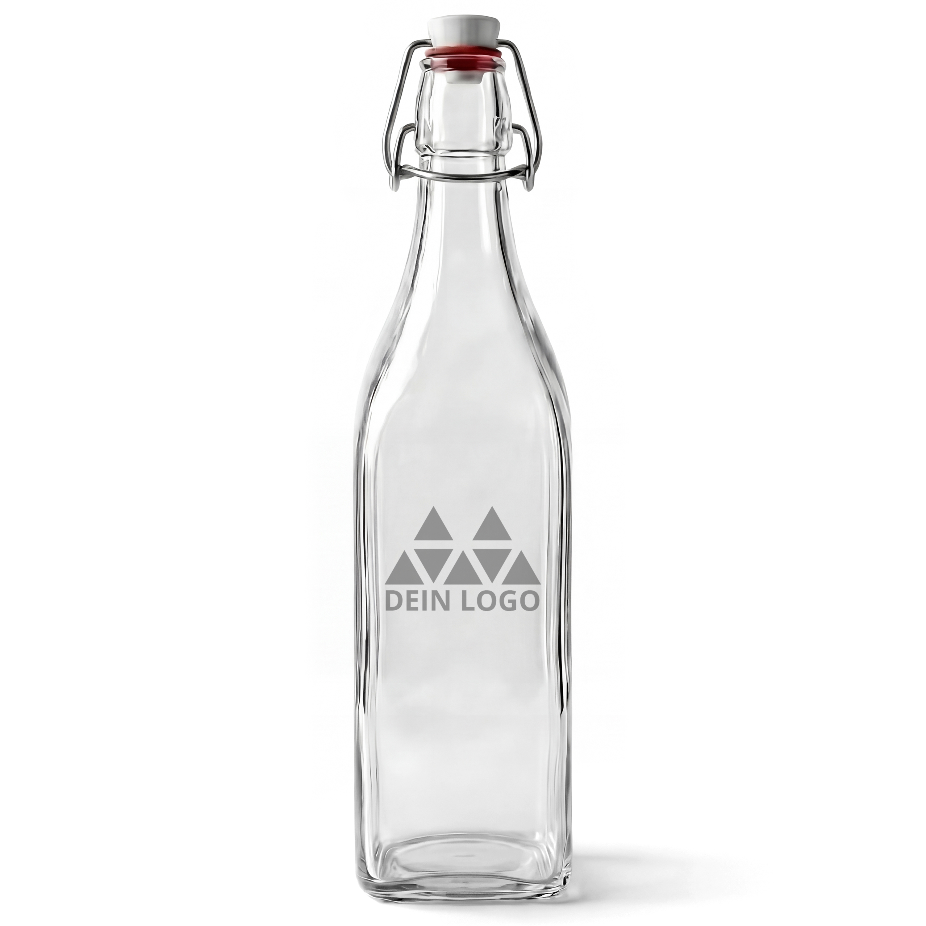 B&uuml;gelflasche mit Gravur