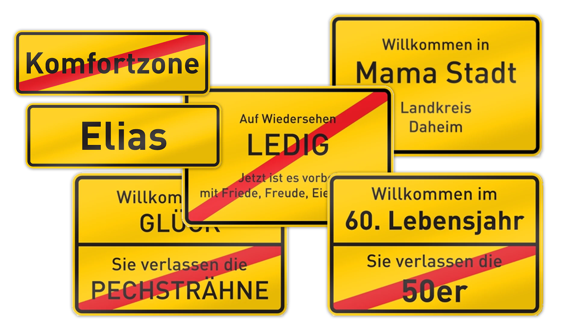 Ortsschilder Selber Gestalten