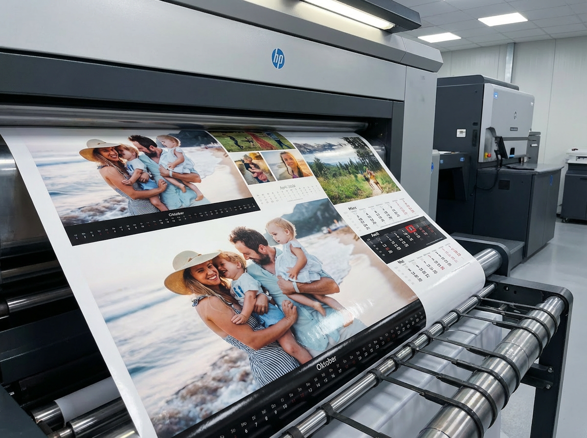 HP Indigo Digitaldruck bei PhotoFancy – Herstellung von Fotokalendern und Fotobüchern