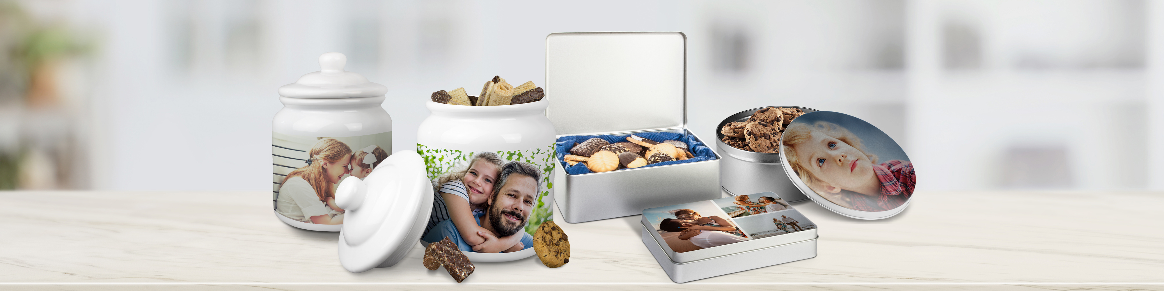 Keksdose mit eigenem Foto gestalten &ndash; personalisierte Pl&auml;tzchendose & Geb&auml;ckdose