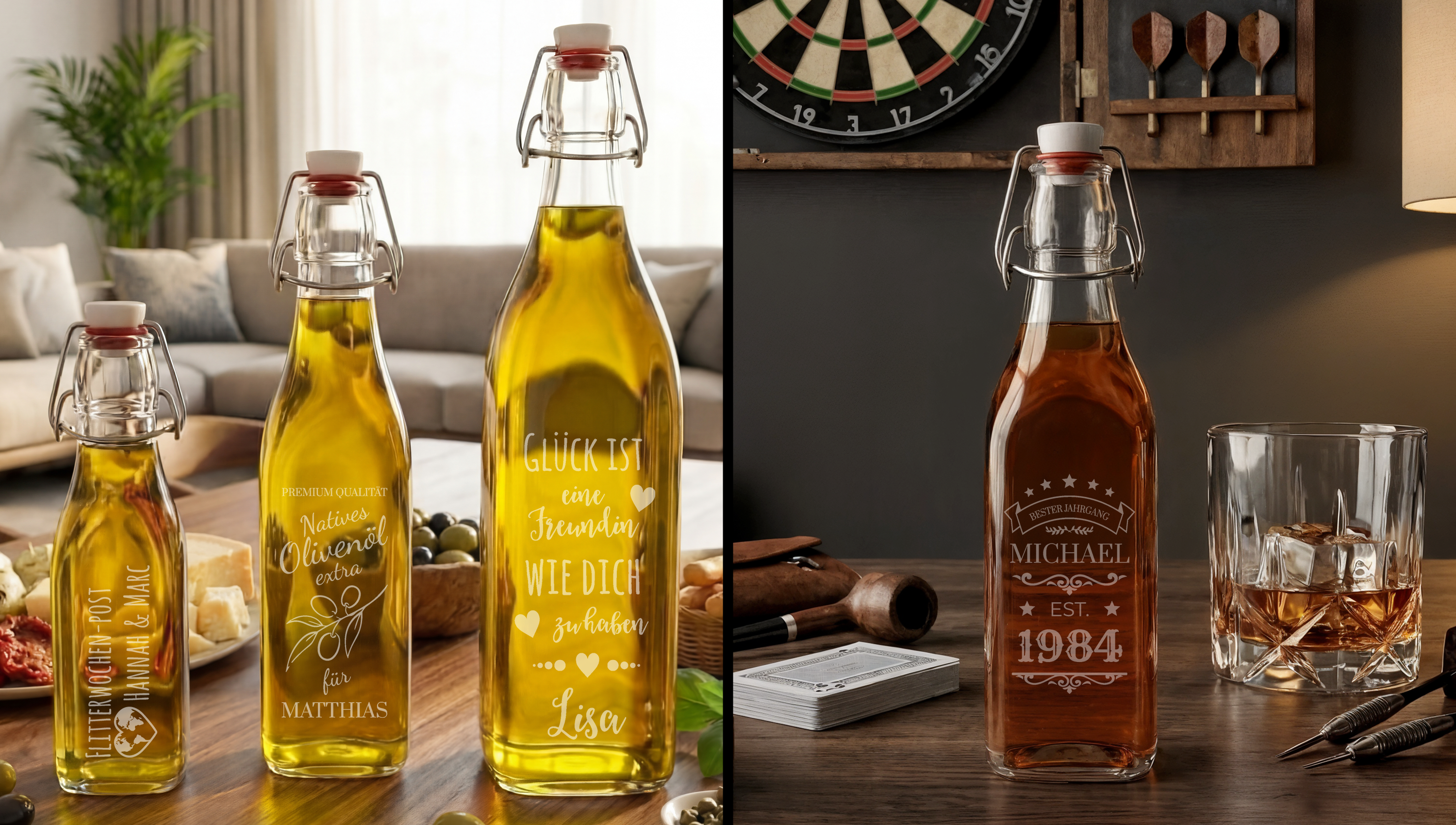 Bügelflaschen mit persönlicher Gravur – dein individuelles Design