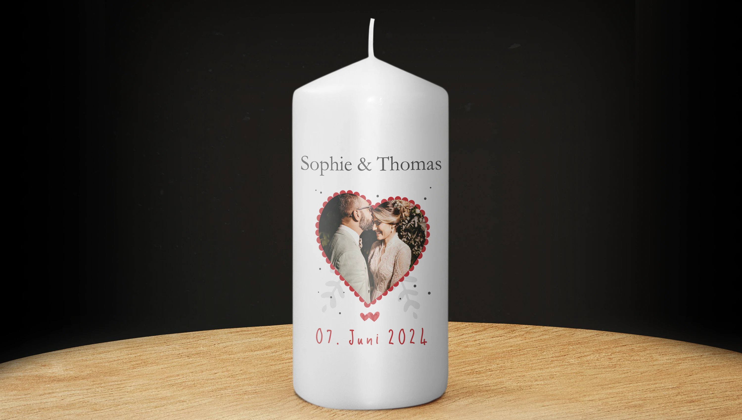 Hochzeitskerze als Geschenk – für Trauzeugen, Familie und das Brautpaar