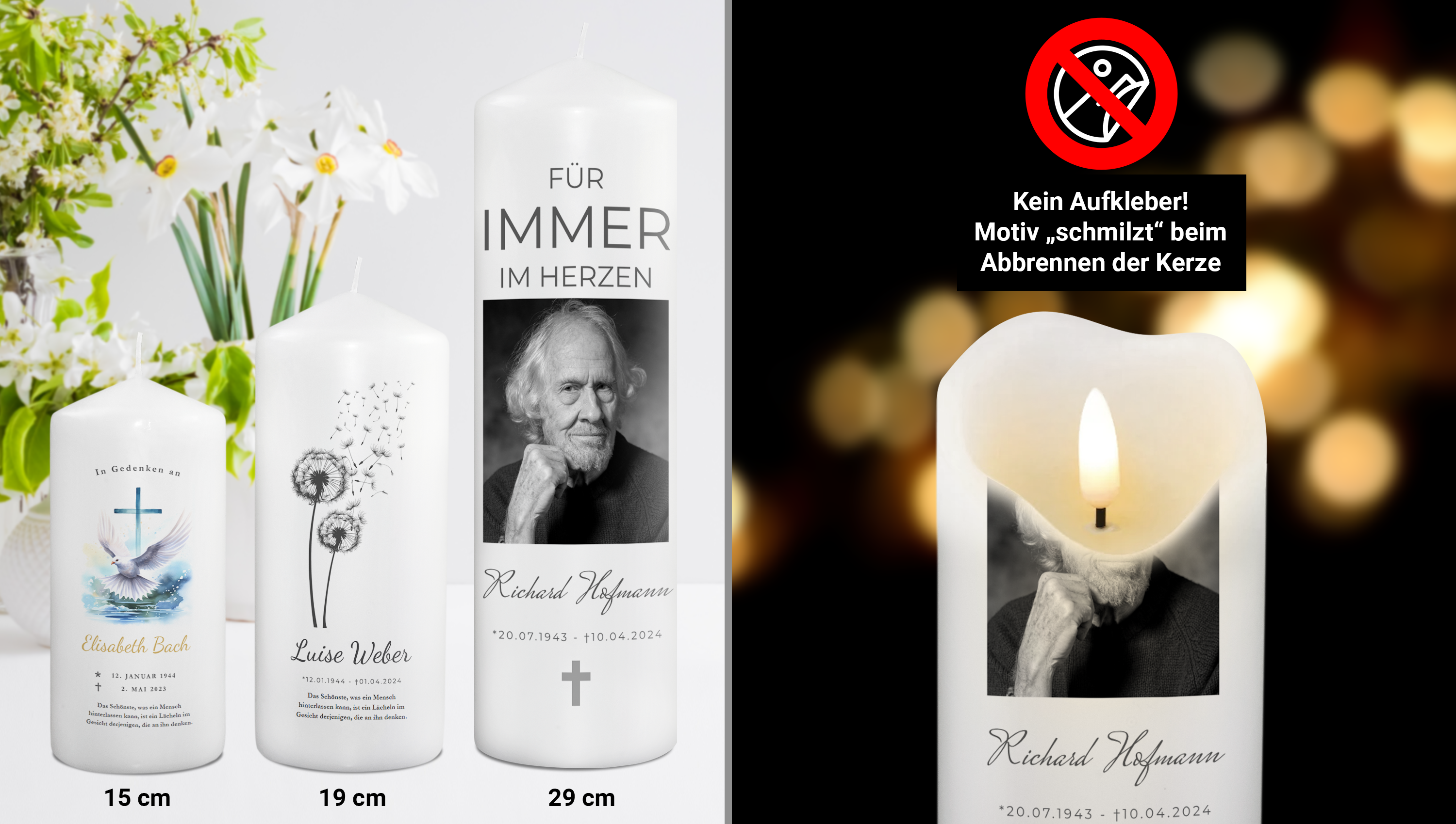 Hochwertige Qualität 'Made in Germany' – Material, Brenndauer und Verarbeitung