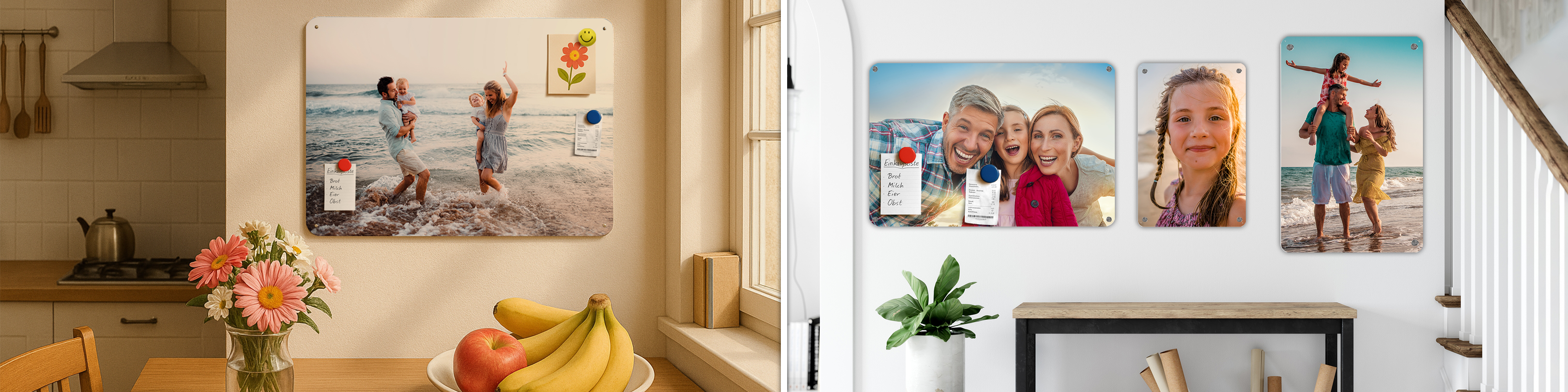 Magnettafel mit Foto selbst gestalten