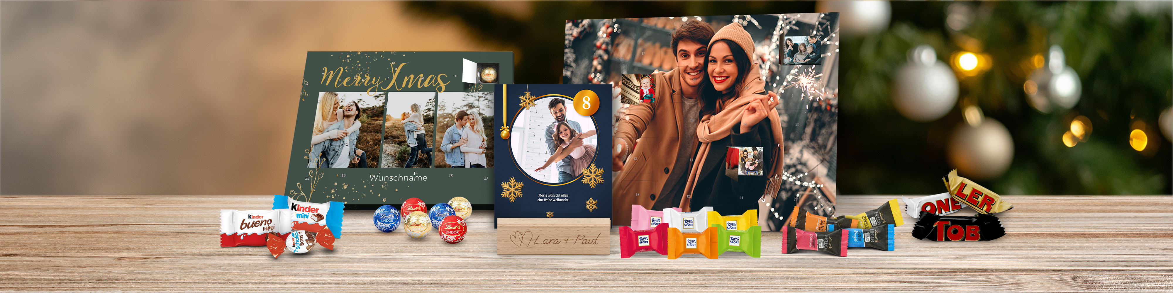 Personalisierte Foto-Adventskalender selbst gestalten