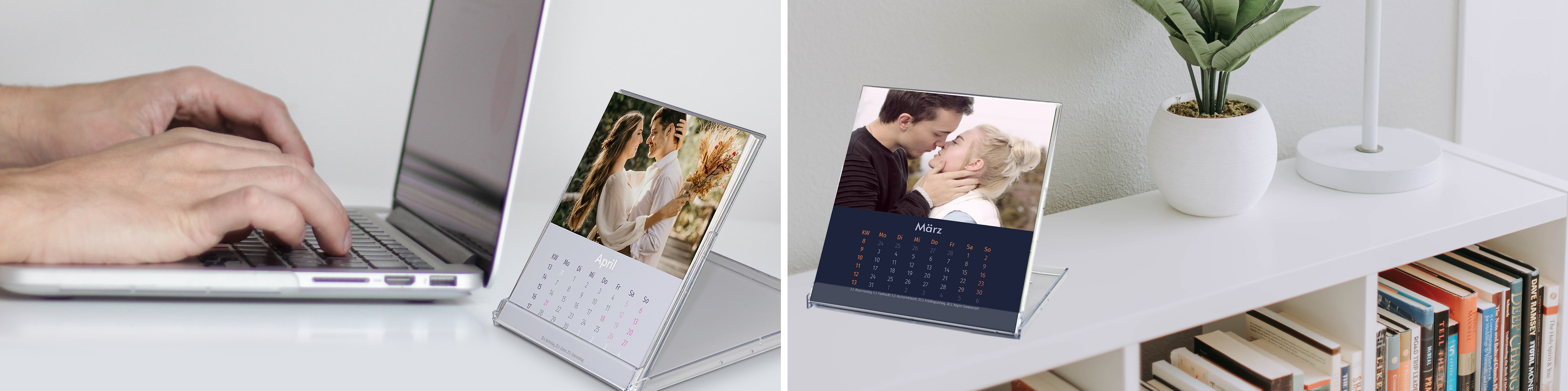 CD-Fotokalender mit eigenen Fotos oder Namen online gestalten