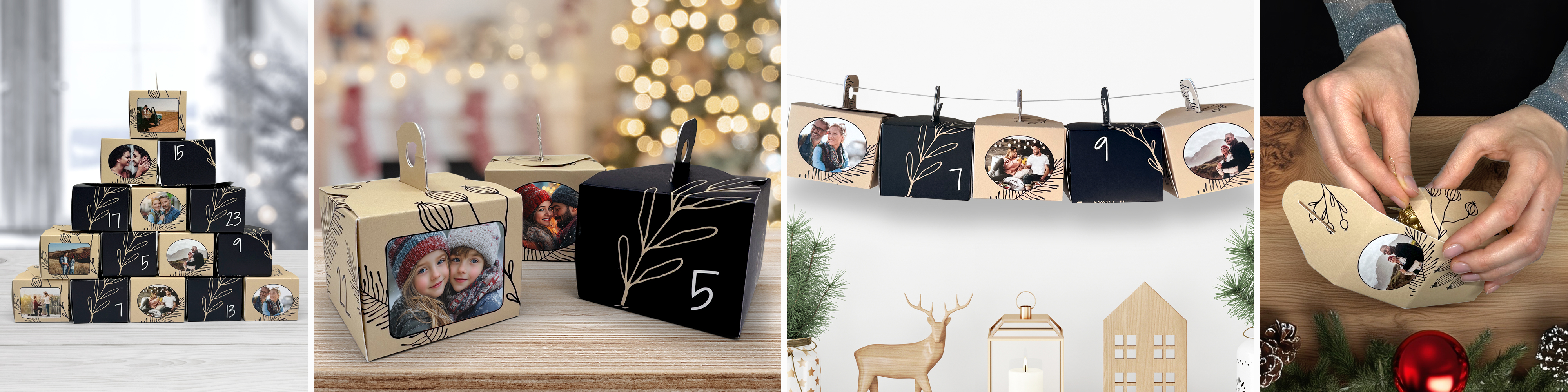 DIY Adventskalender mit 24 Geschenkschachteln: Deine kreative Weihnachtszentrale