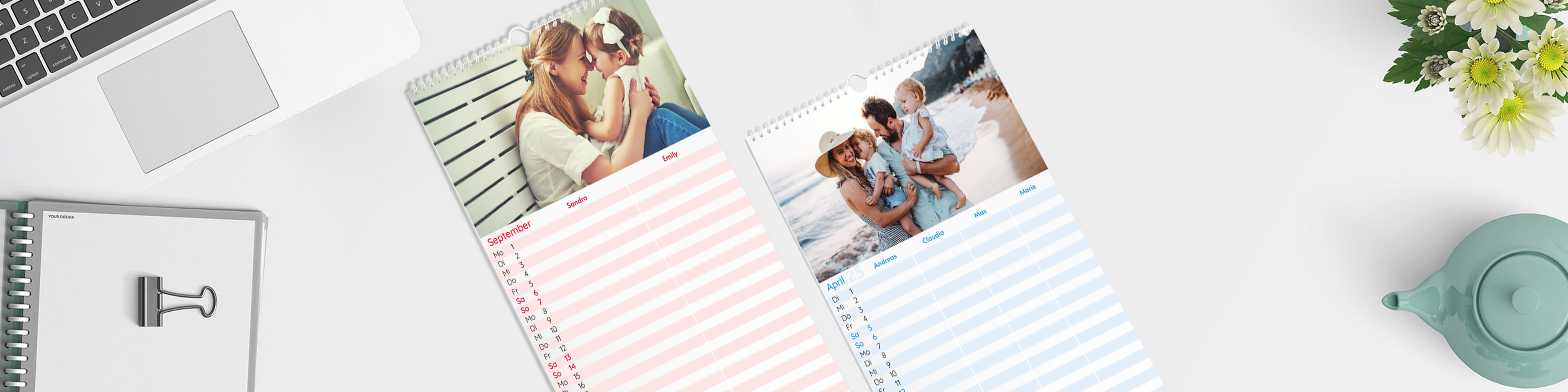 Familienplaner 2026 mit Fotos gestalten – die Kommandozentrale für dein Zuhause