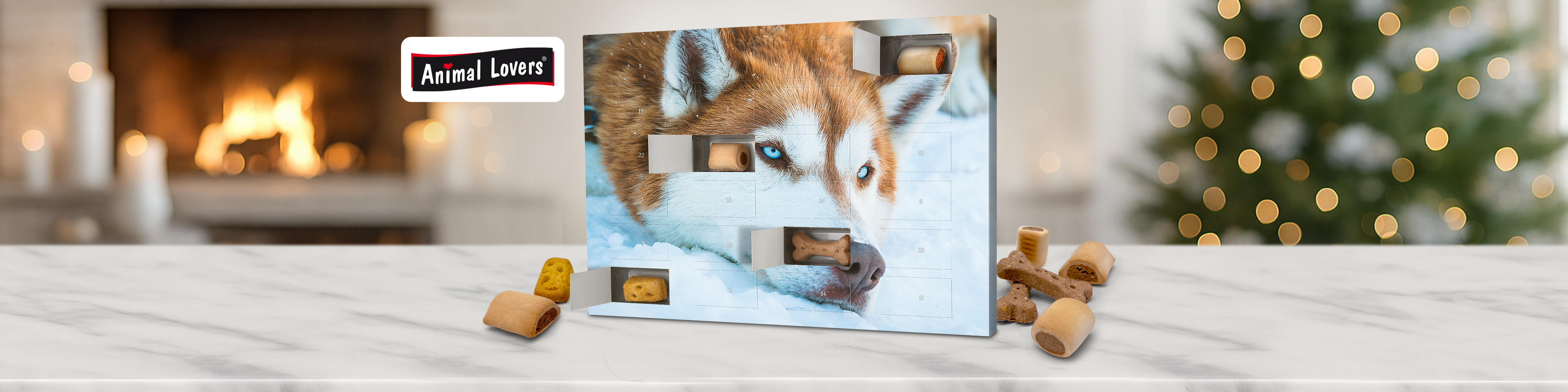 Adventskalender für Hunde selbst gestalten