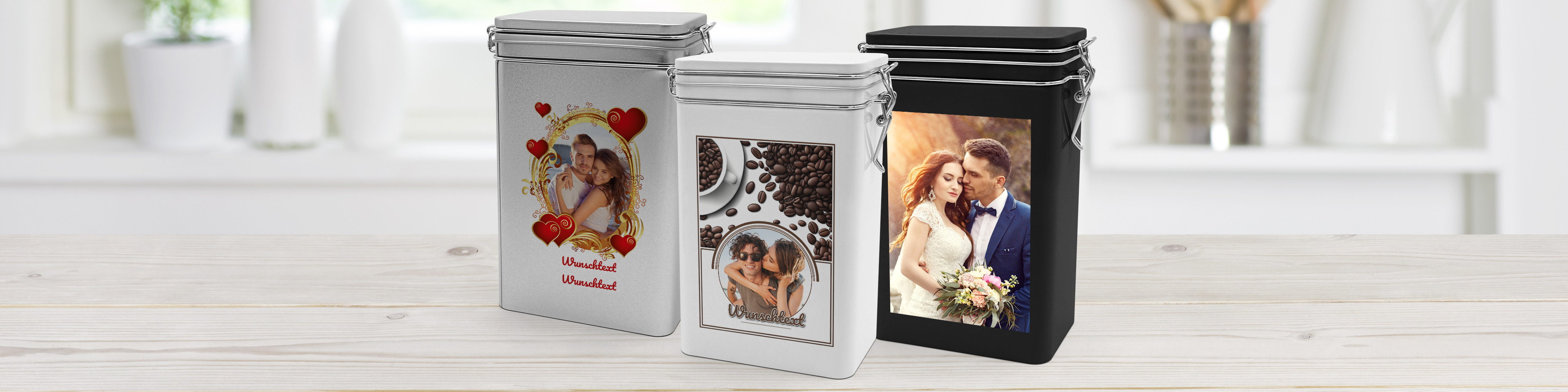 Personalisierte Kaffeedose selbst gestalten
