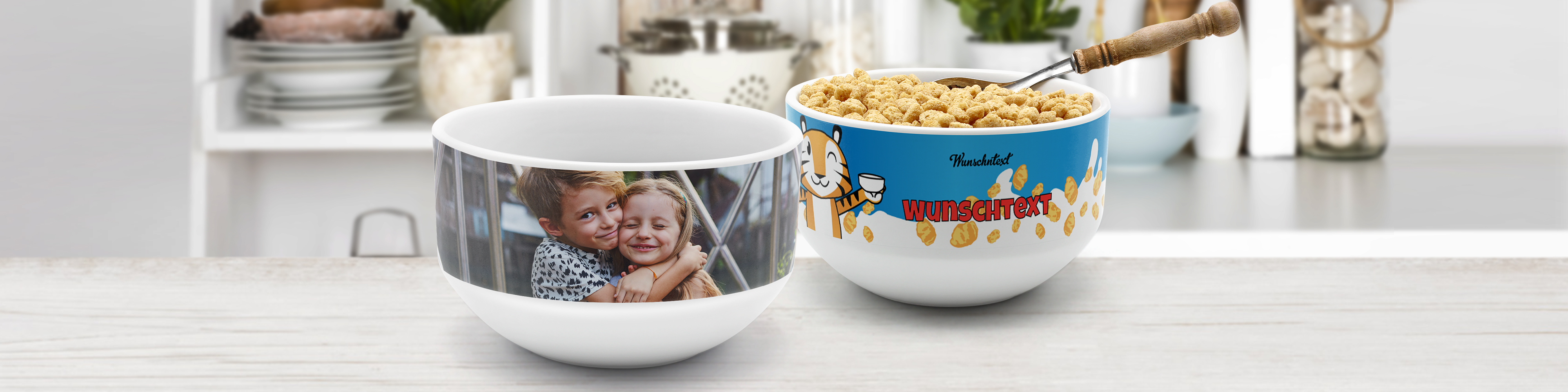 Personalisierte Müslischalen