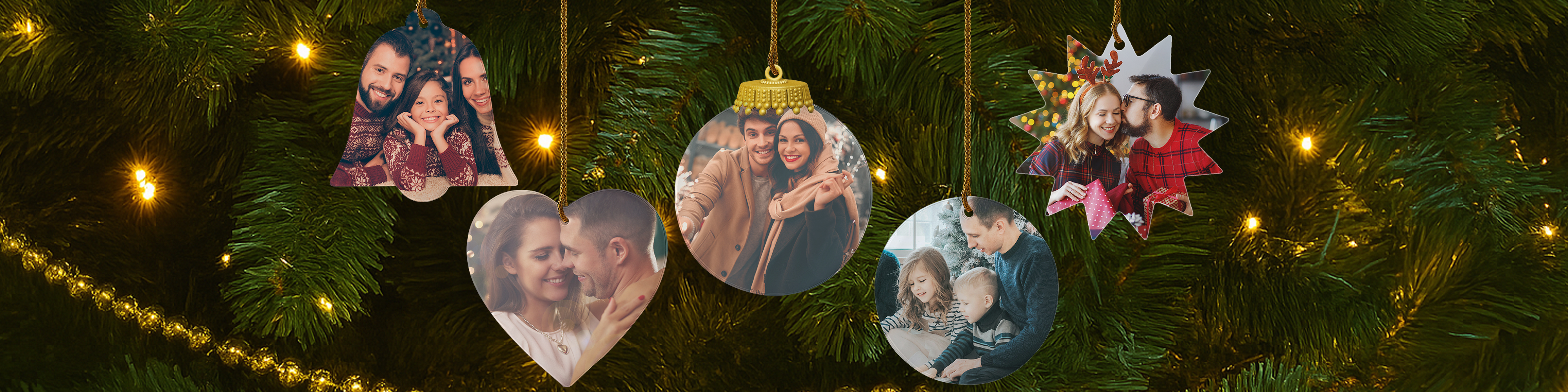 Personalisierte Weihnachtsbaumanhänger