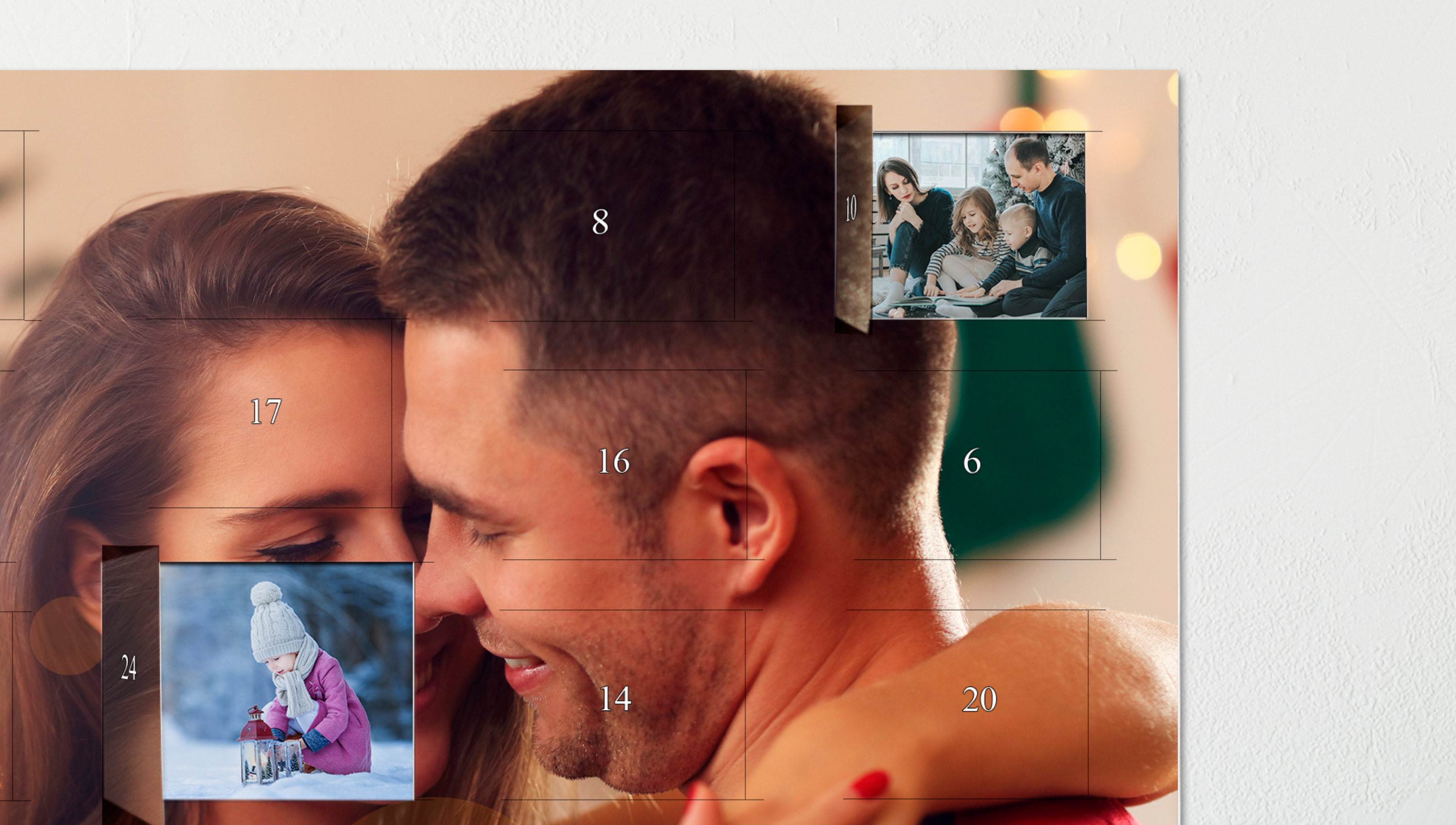 So bekommt dein Adventskalender 25 Bilder
