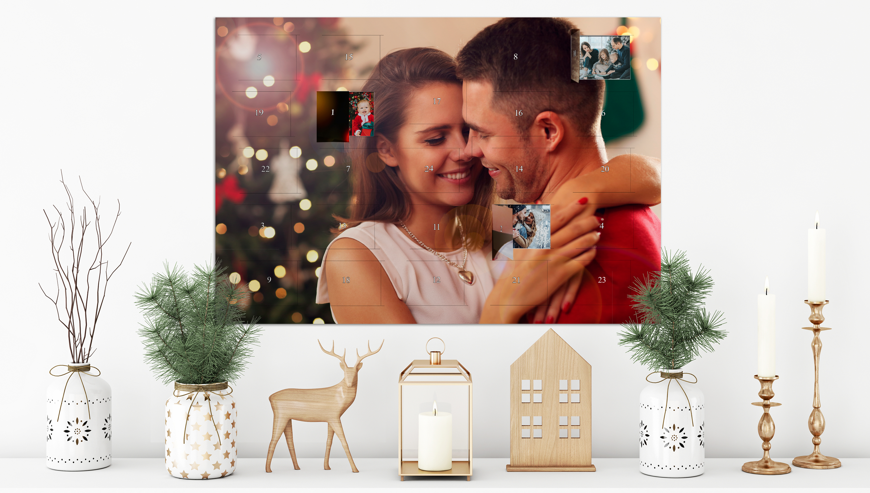 Foto-Adventskalender gestalten bei PhotoFancy