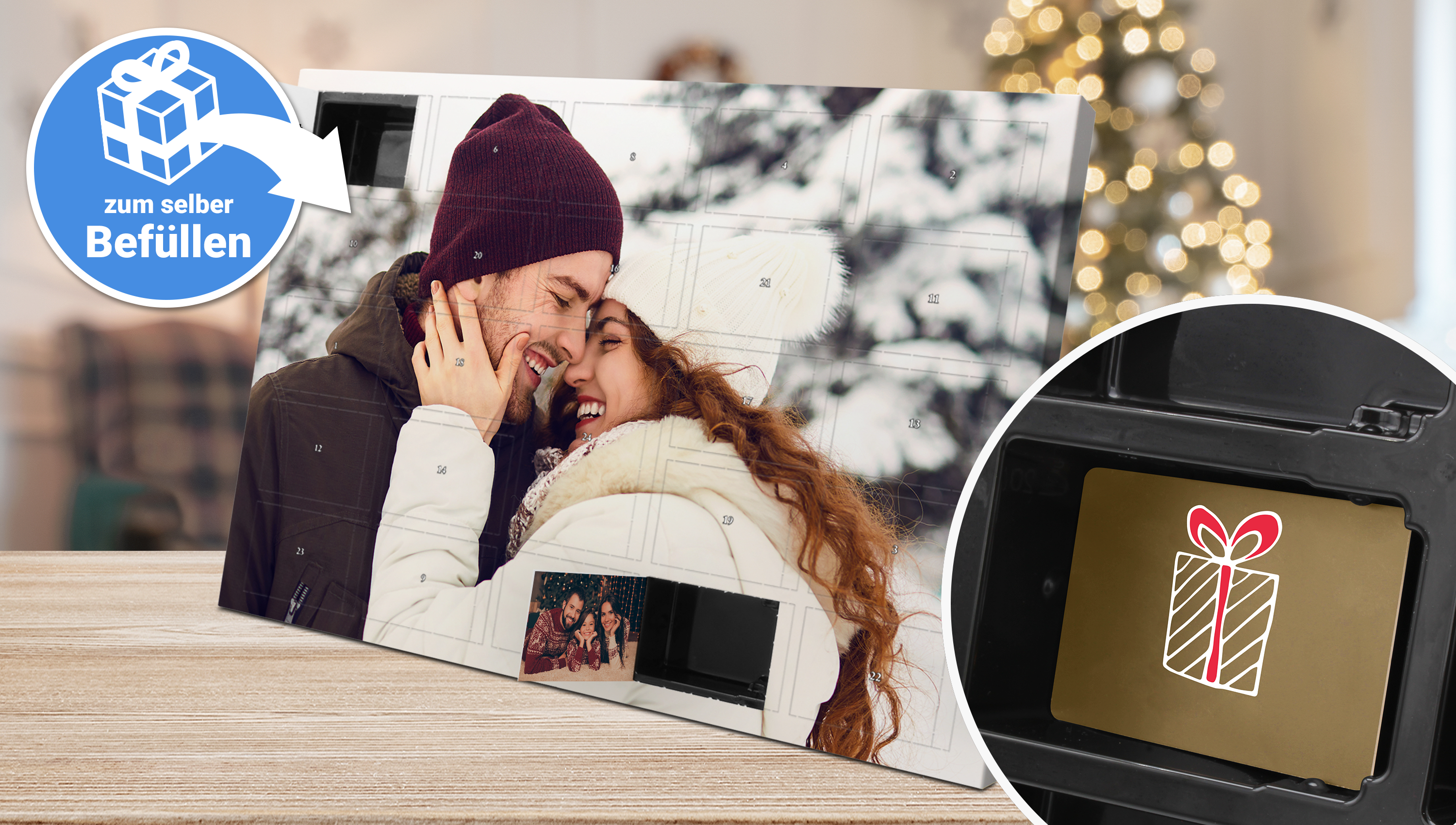 Foto-Adventskalender zum selber Befüllen - die perfekte Alternative zum Selberbasteln