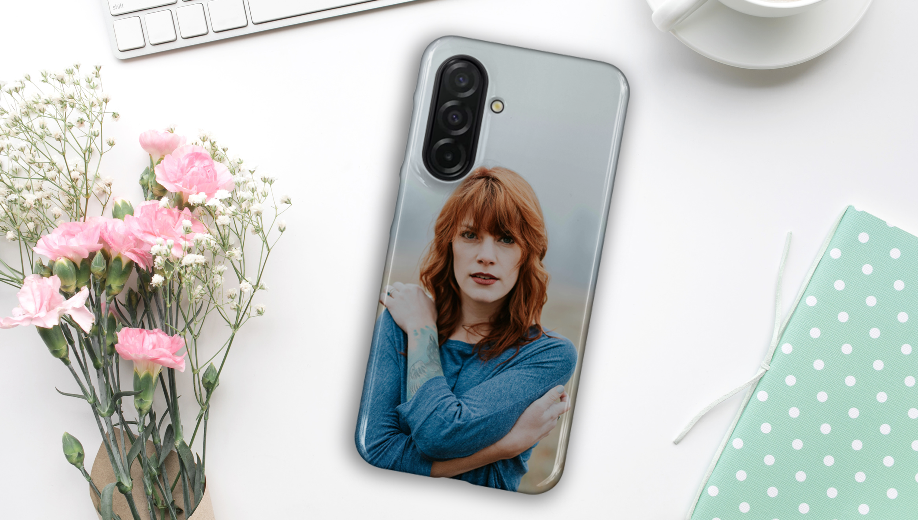 Personalisierte Samsung Galaxy A26 5G Hülle mit Foto, Namen oder Text