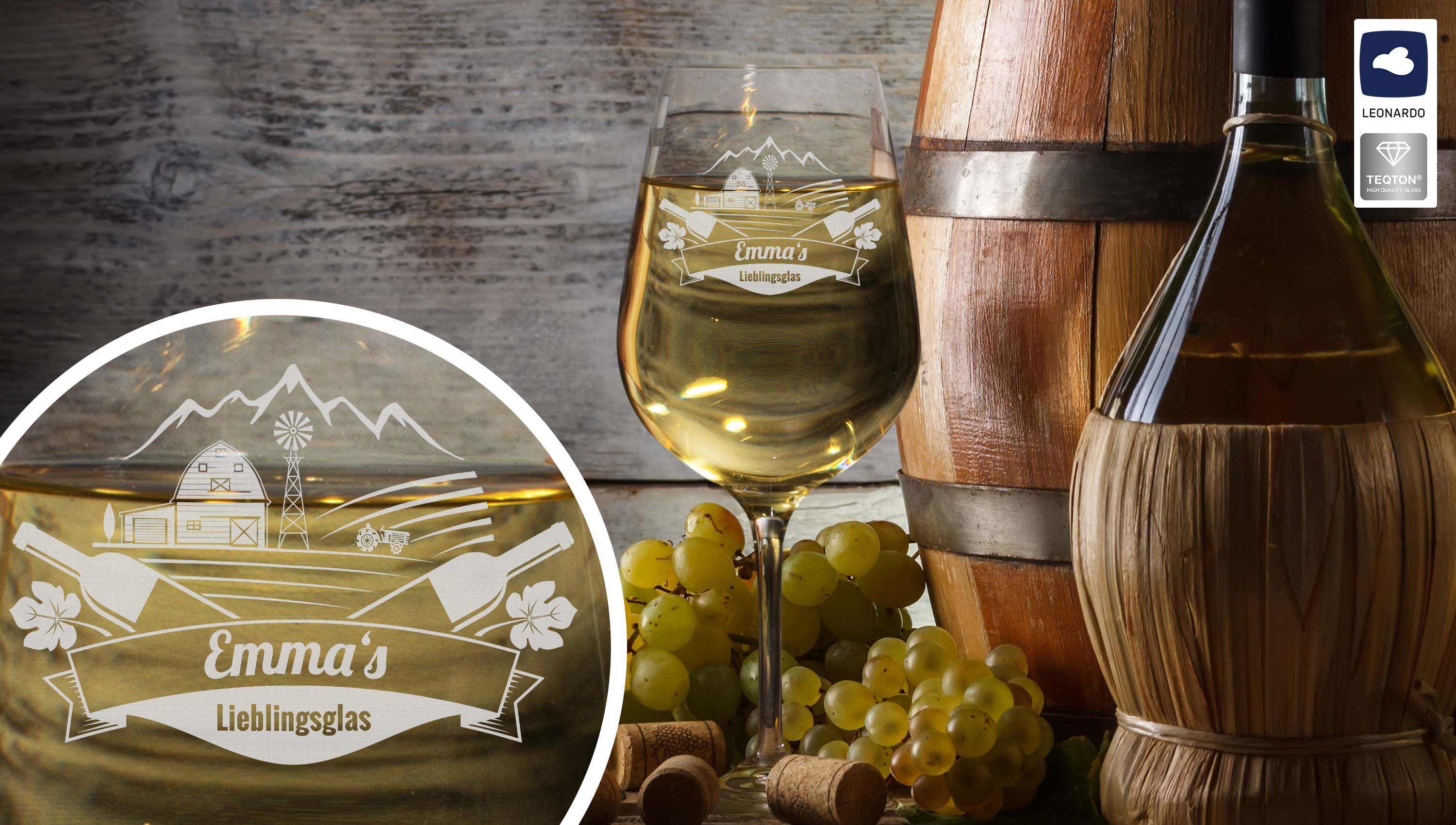 Glasgravur auswählen und individuelle Gläser gestalten