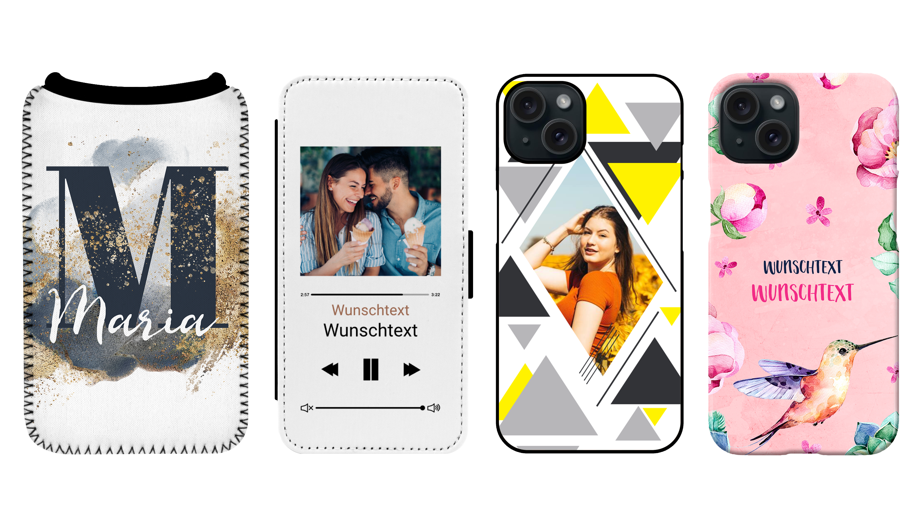 Persönliche iPhone Hüllen mit Wunsch-Namen