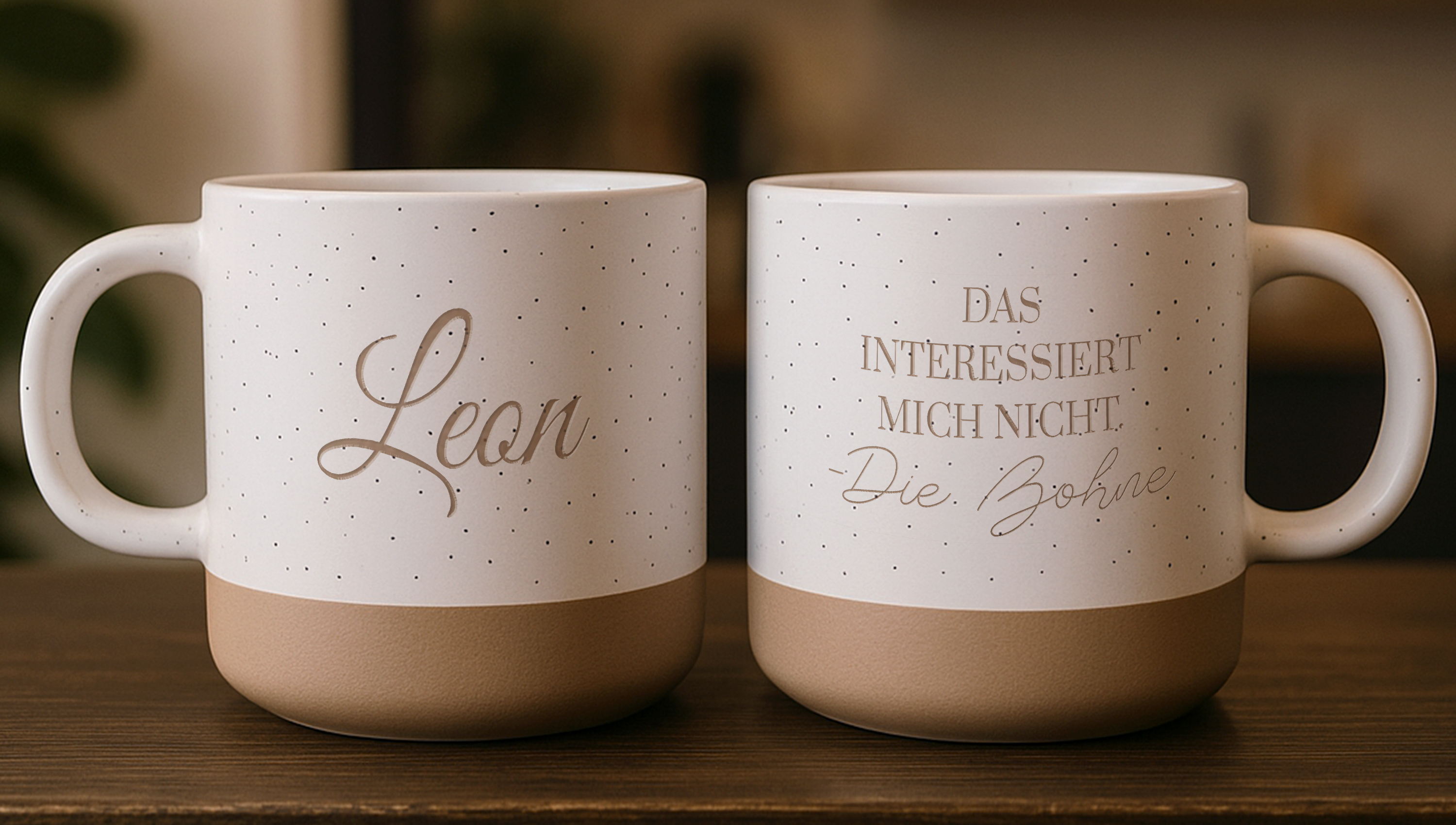 Individuelle Kaffeetasse mit Gravur - die perfekte Geschenkidee