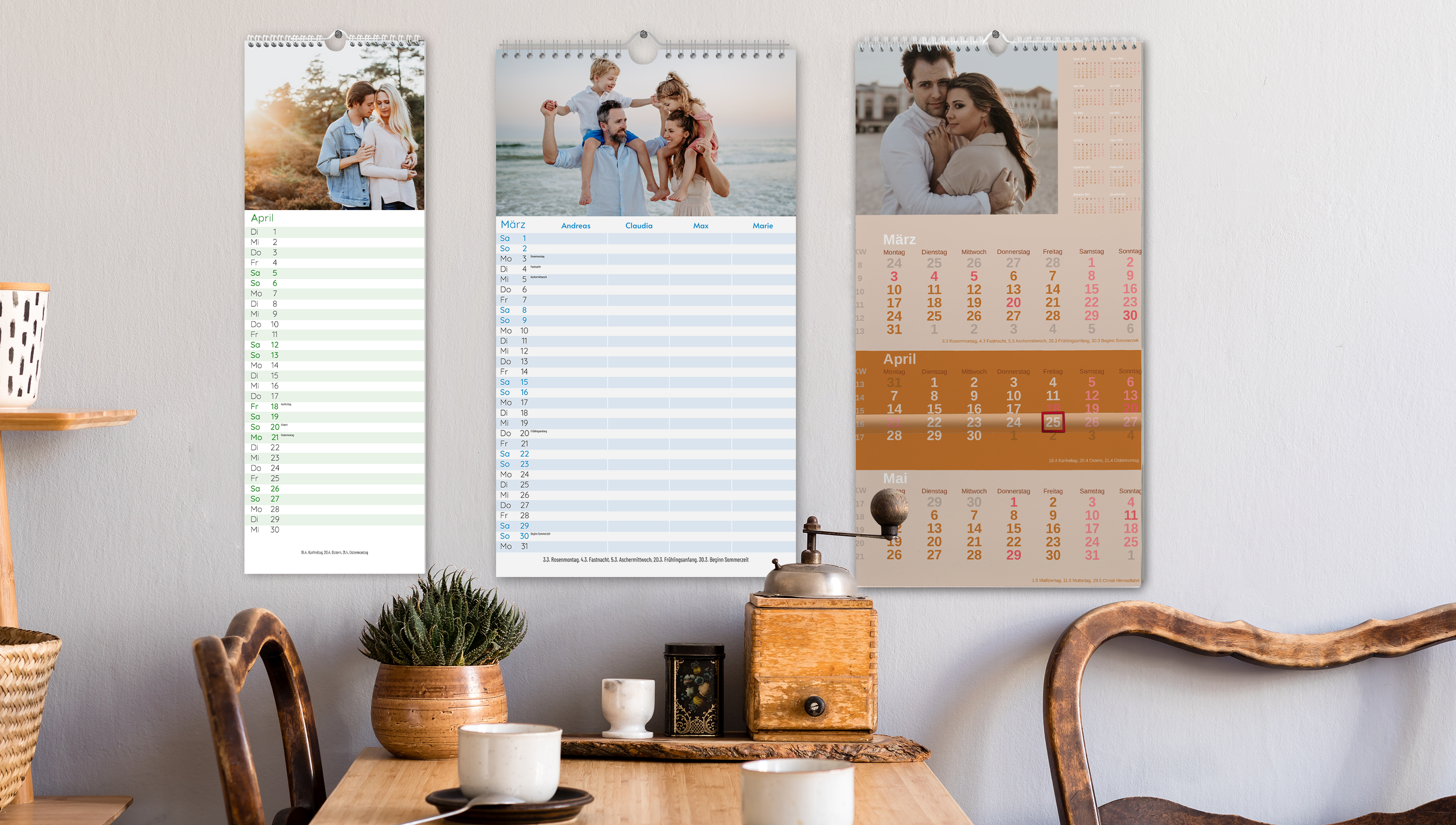 Wandkalender selbst gestalten – einfach und kreativ