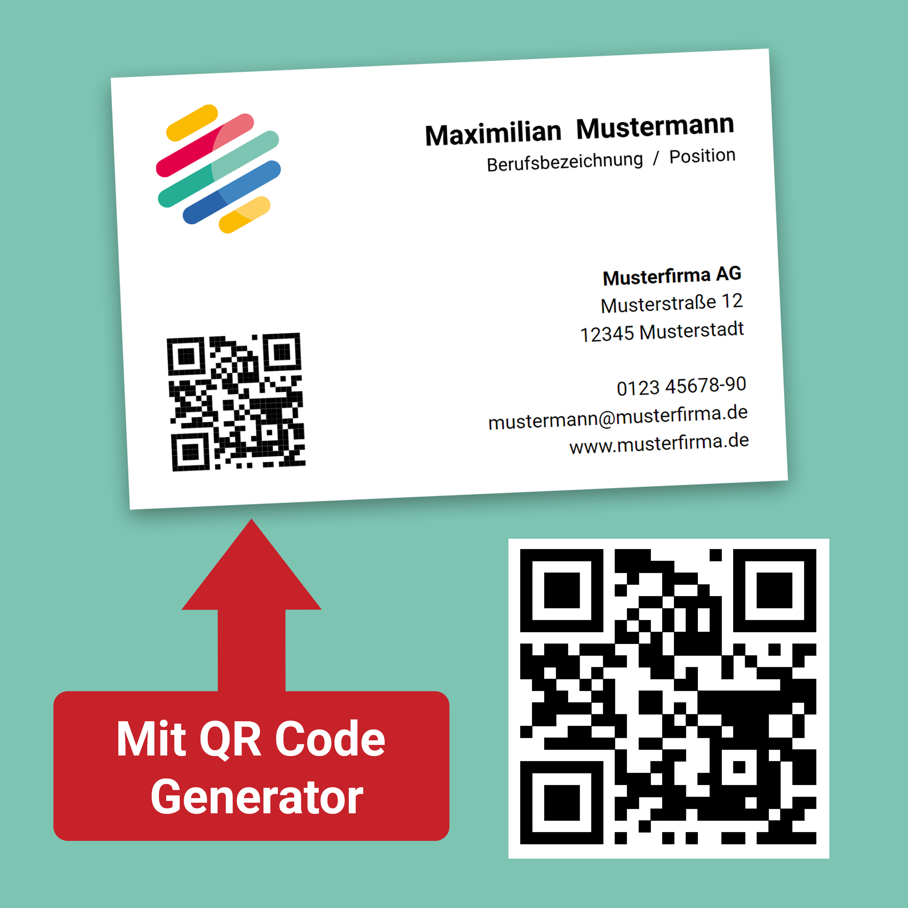 Visitenkarten mit QR-Code